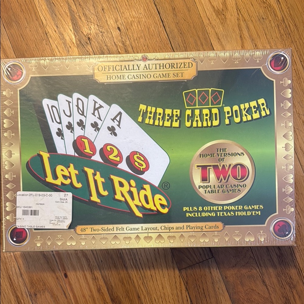 Three Card Poker Game Set